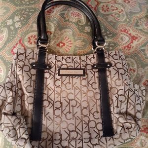 Calvin Klein brown handbag shoulder bag purse